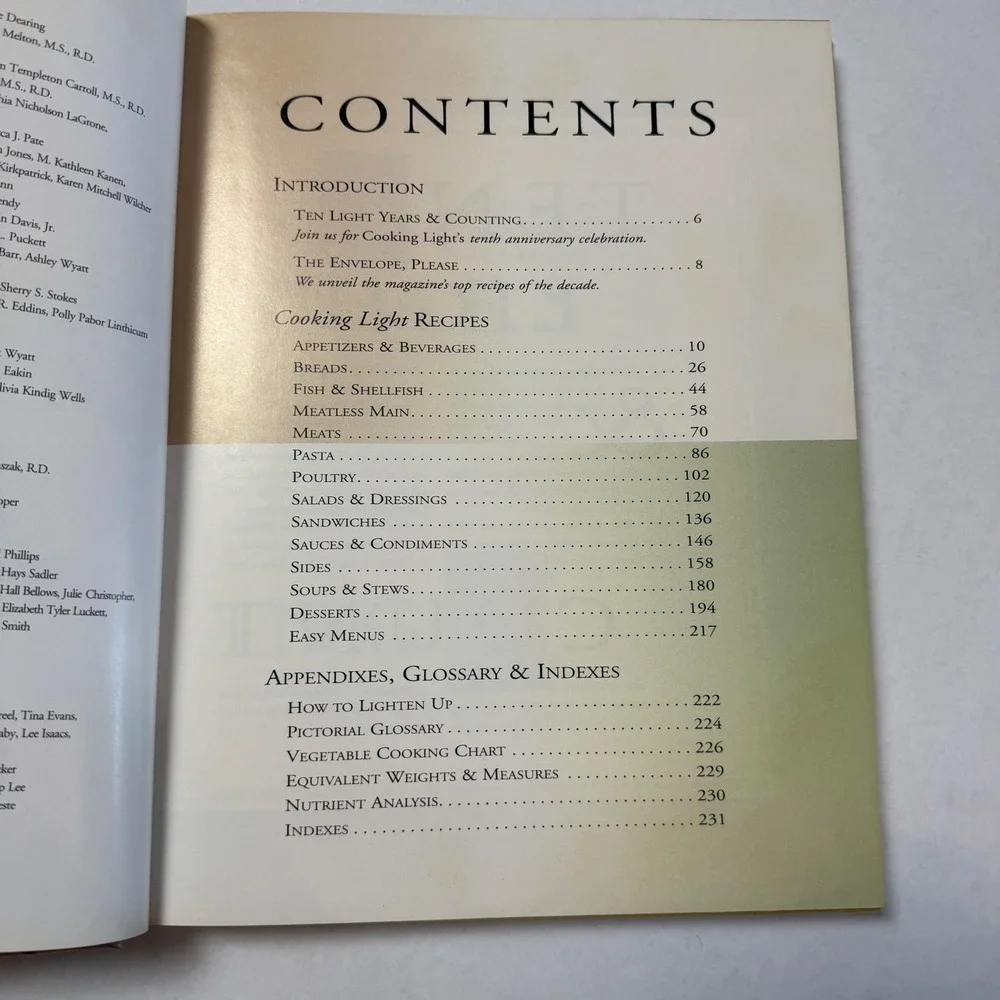 Cooking Light Five-Star‎ Recipes The Best of 10 Years 1996 Hardcover Cookbook
